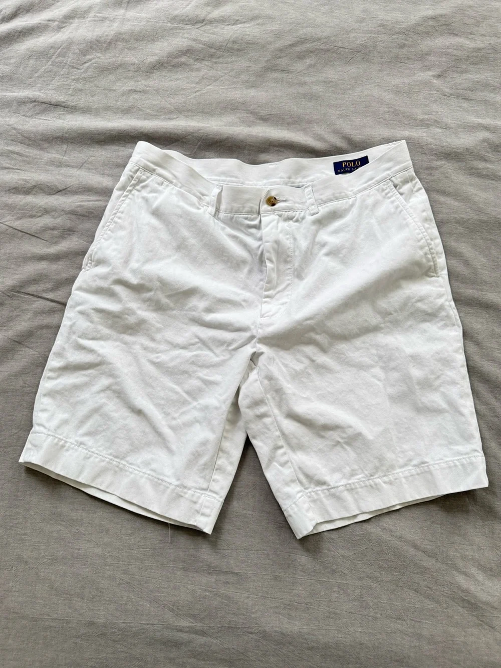 Polo Ralph Lauren Bedford Classic Fit 9” Neutral Casual Men’s Shorts | Size 33